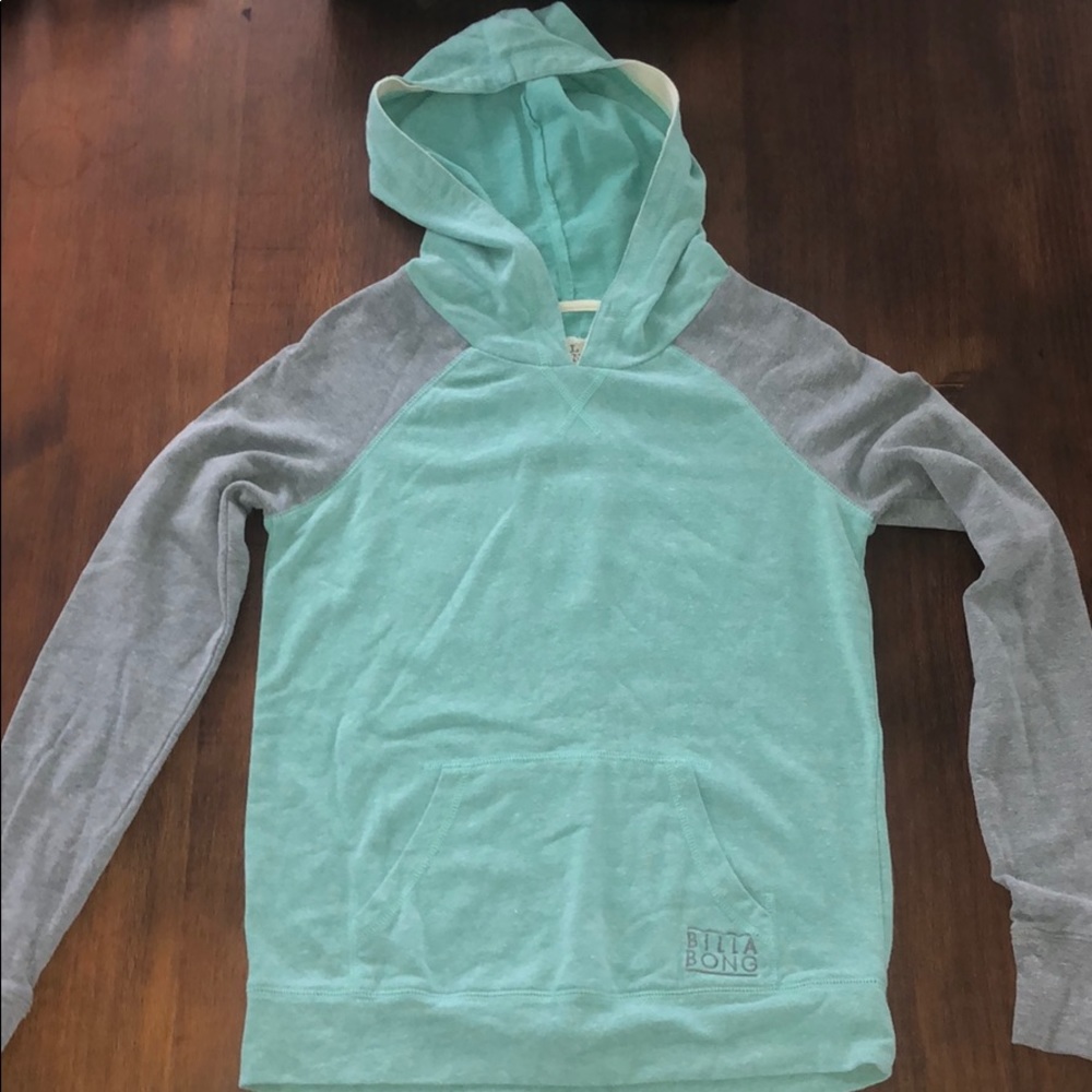 Billabong Hoodie- Teal/Gray